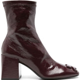 Stivaletti70mm in bordeaux di Courrèges - donna 