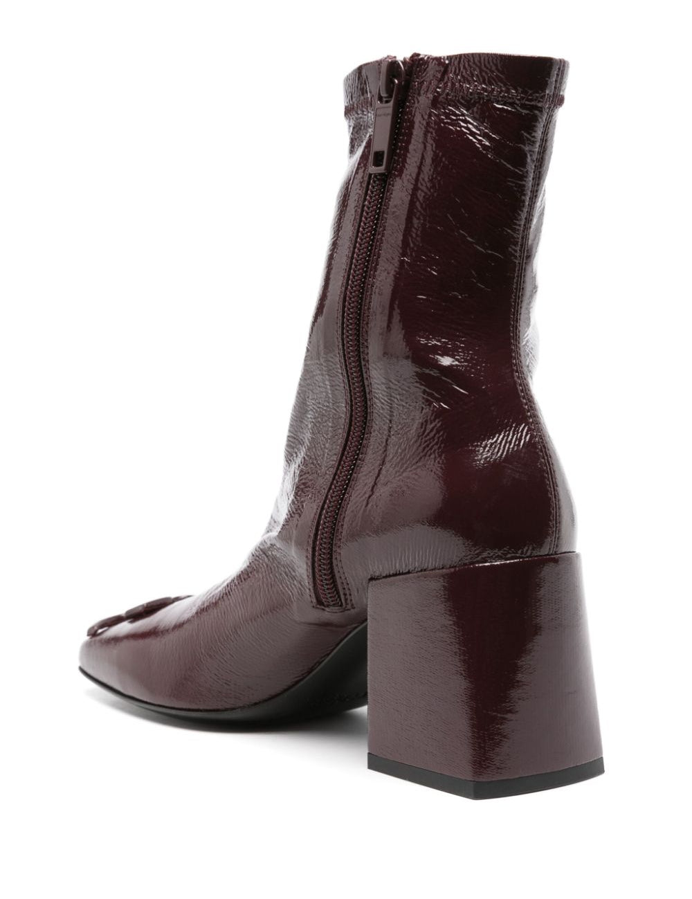 Stivaletti70mm in bordeaux di Courrèges - donna 