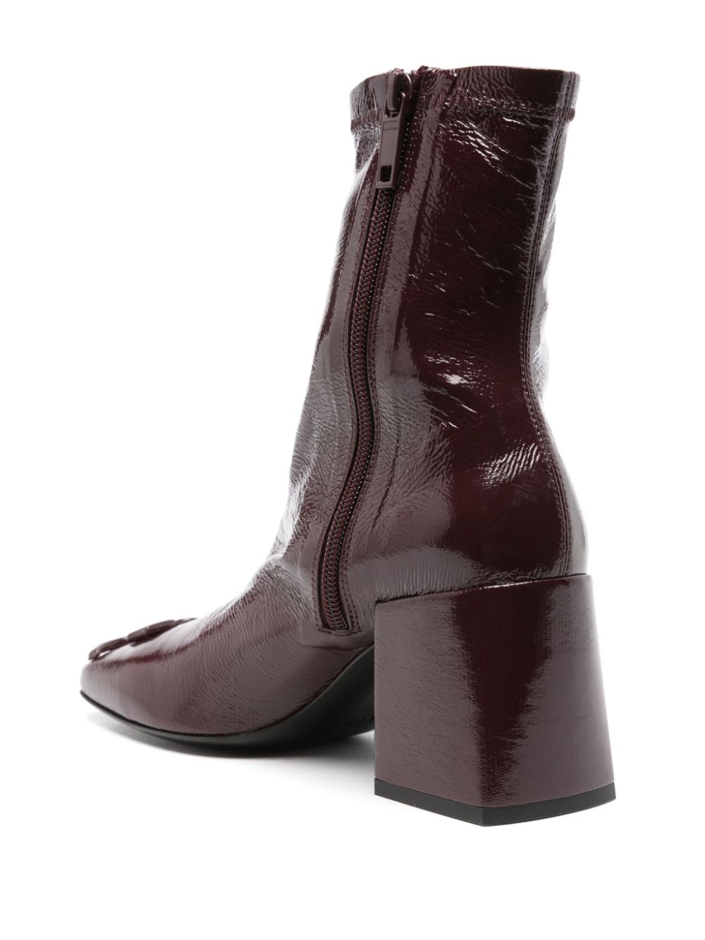 Stivaletti70mm in bordeaux di Courrèges - donna 