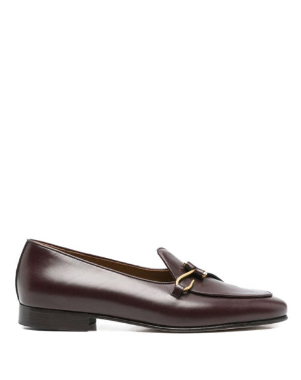 Mocassini comporta in pelle in marrone Edhèn milano - uomo 