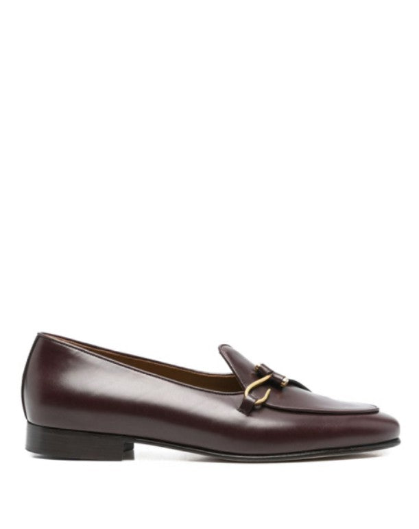 Mocassini comporta in pelle in marrone Edhèn milano - uomo 