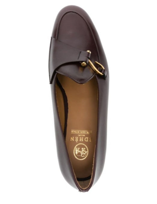 Mocassini comporta in pelle in marrone Edhèn milano - uomo 