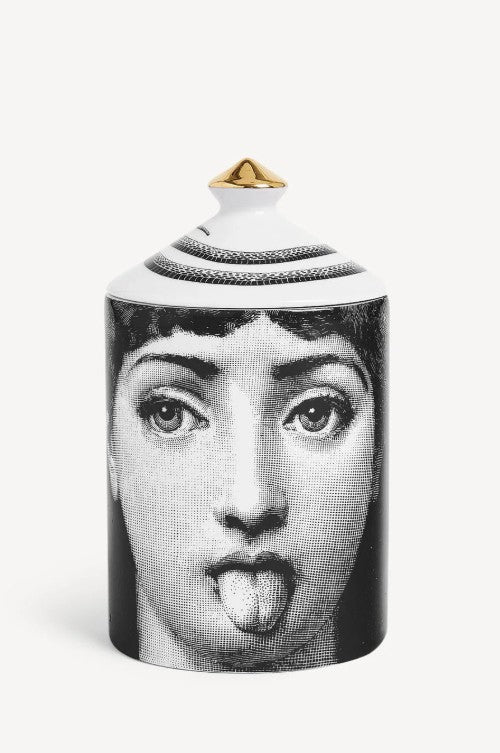 SE POI Candela profumata - Decoro Mascherina - Fragranza Frutto Proibito Fornasetti 