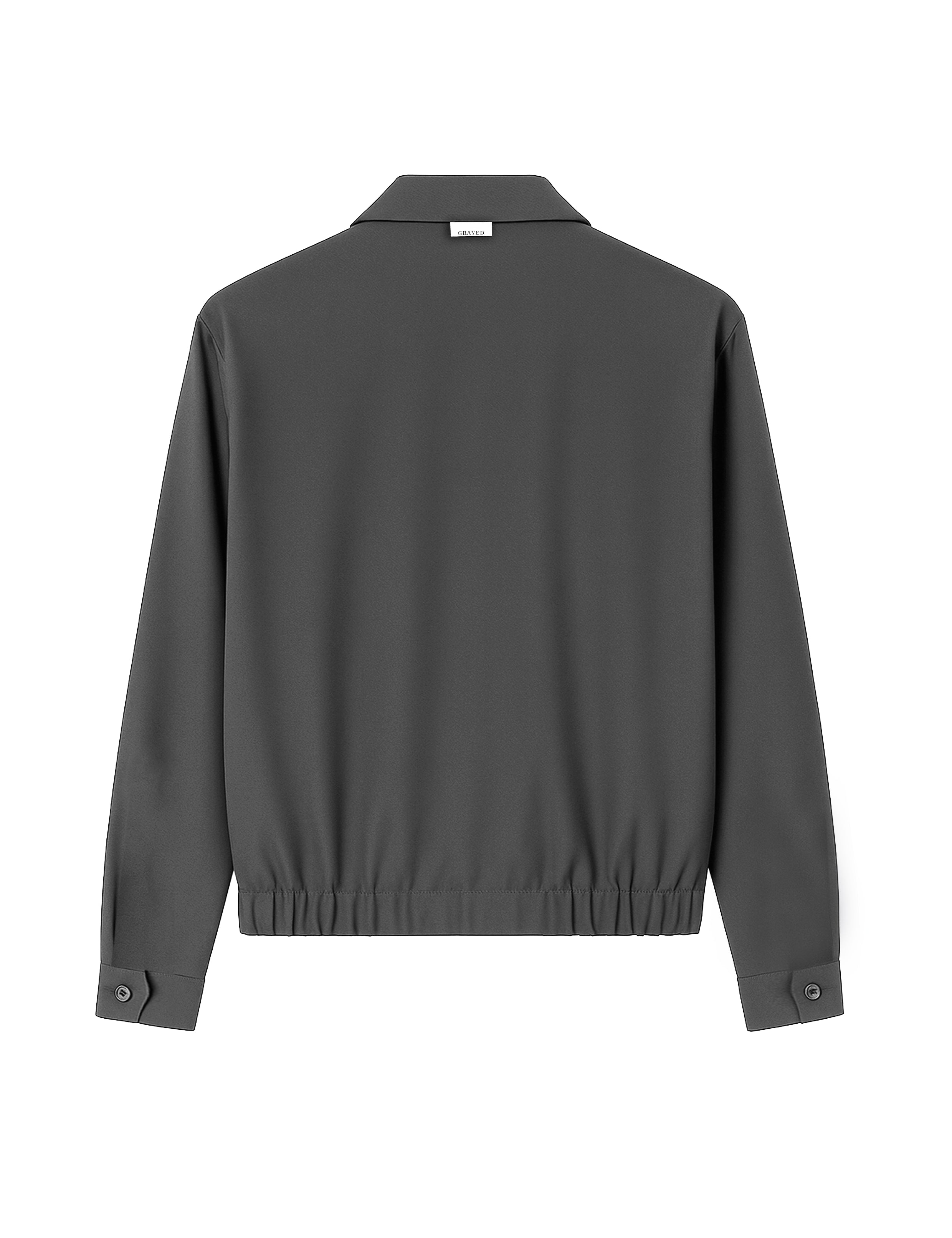 Giacca con zip in grigio Grayed - uomo 