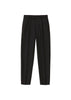 Men's Albert straight-leg trousers in Grayed black
