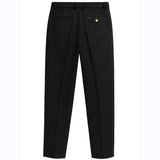 Pantaloni a gamba dritta albert in nero Grayed - uomo 