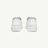 Mocassini in pelle in bianco MM6 x Dr. Martens - donna 