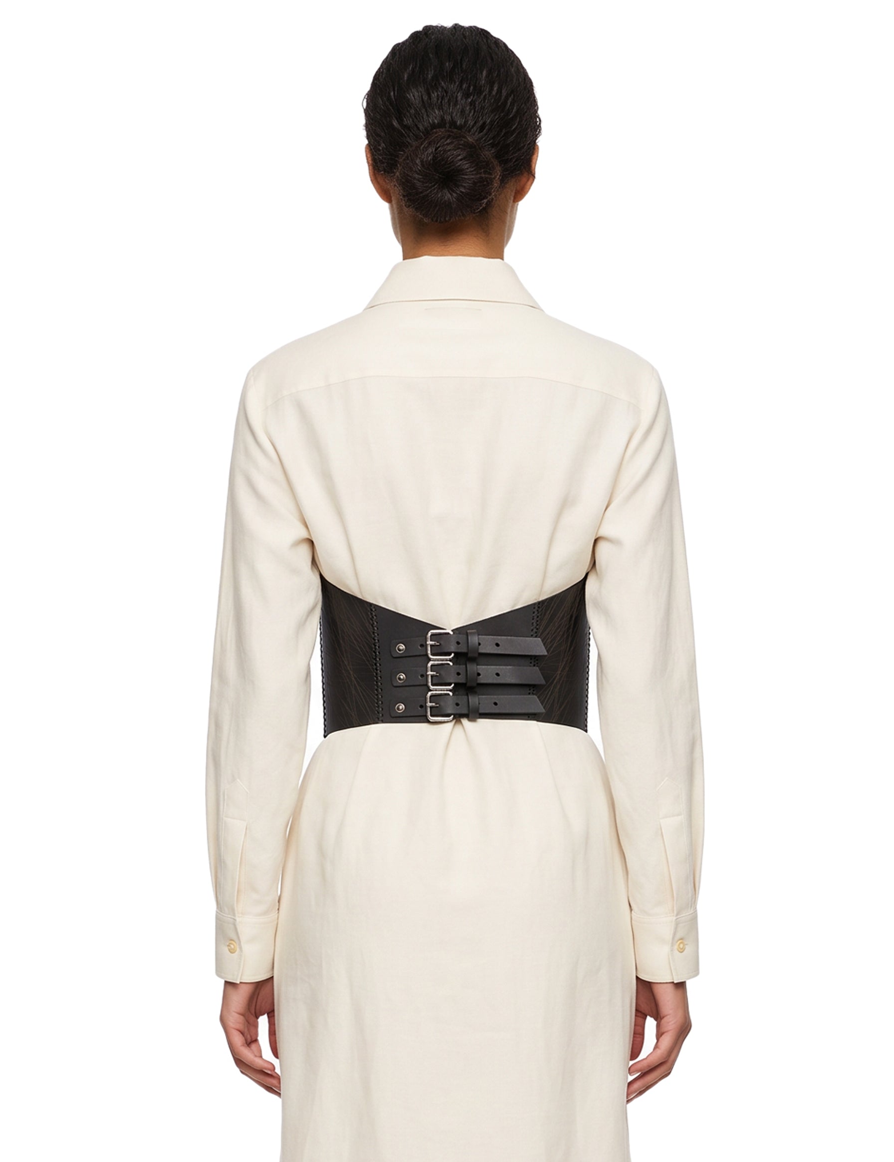 Cintura corsetto Hagata in nero 