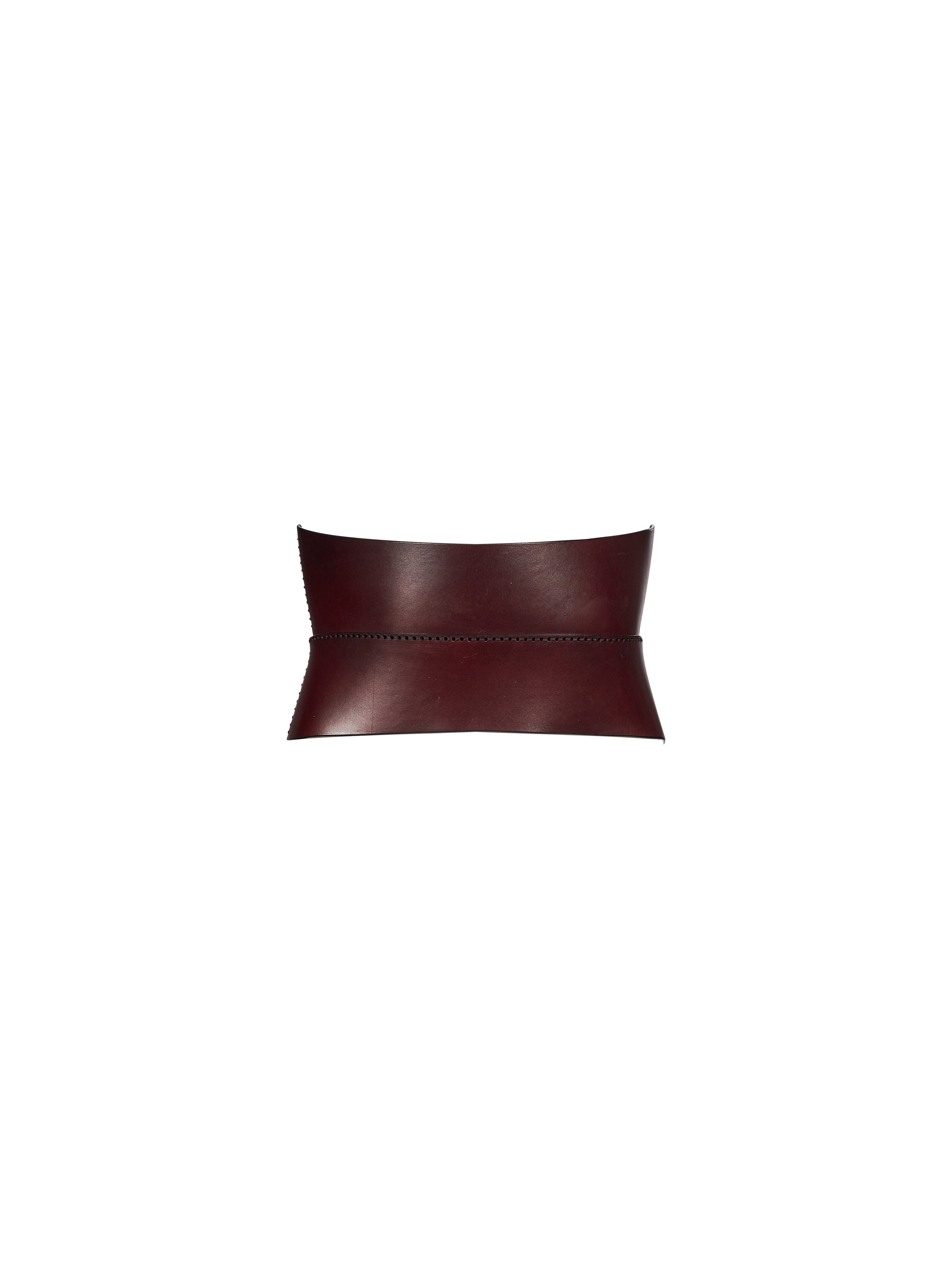 Cintura corsetto in bordeaux 