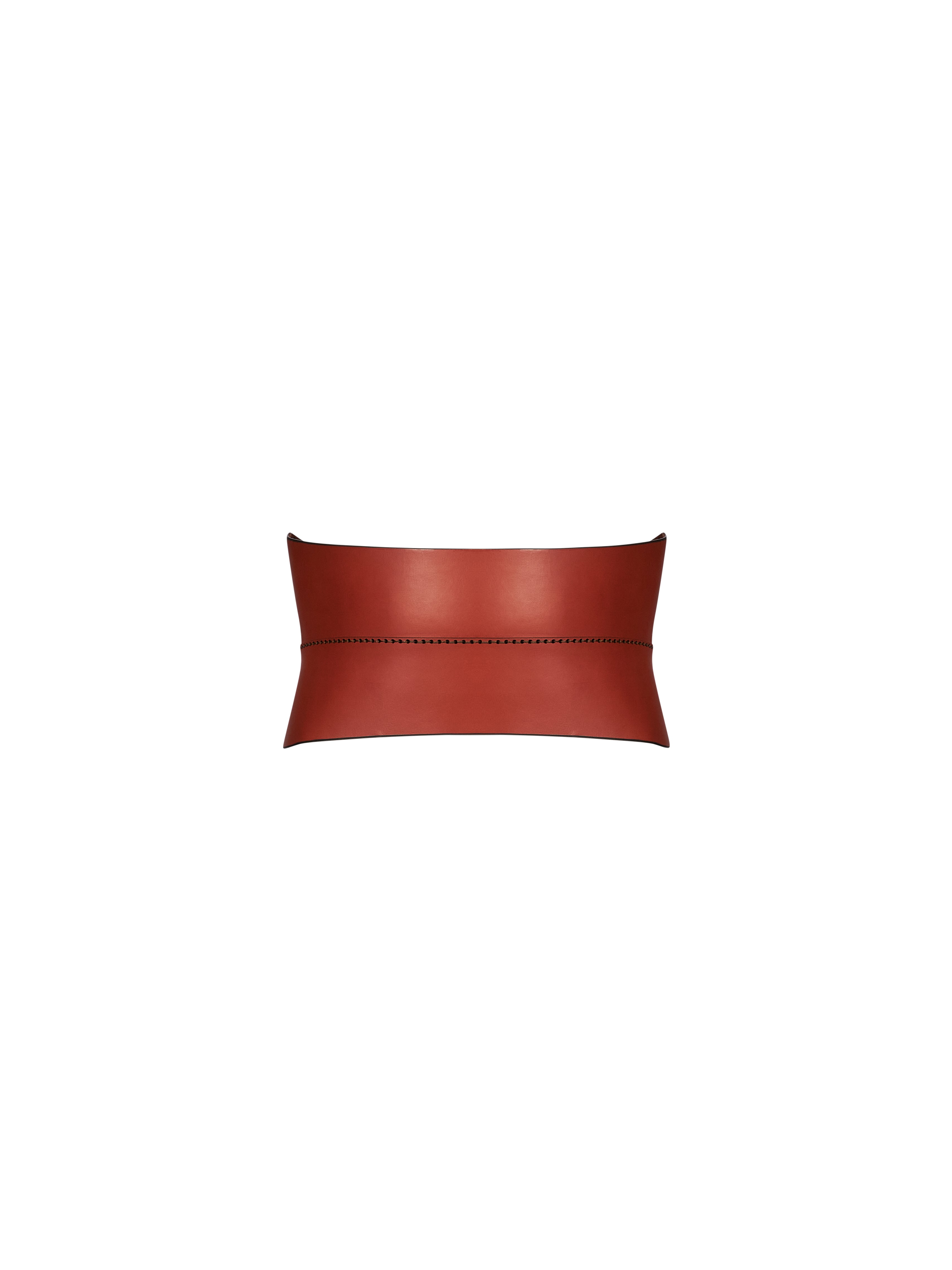 Cintura corsetto in marrone 