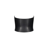 Cintura corsetto alta in nero 