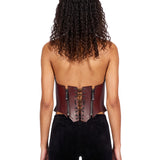 Corsetto modellante in bordeaux 