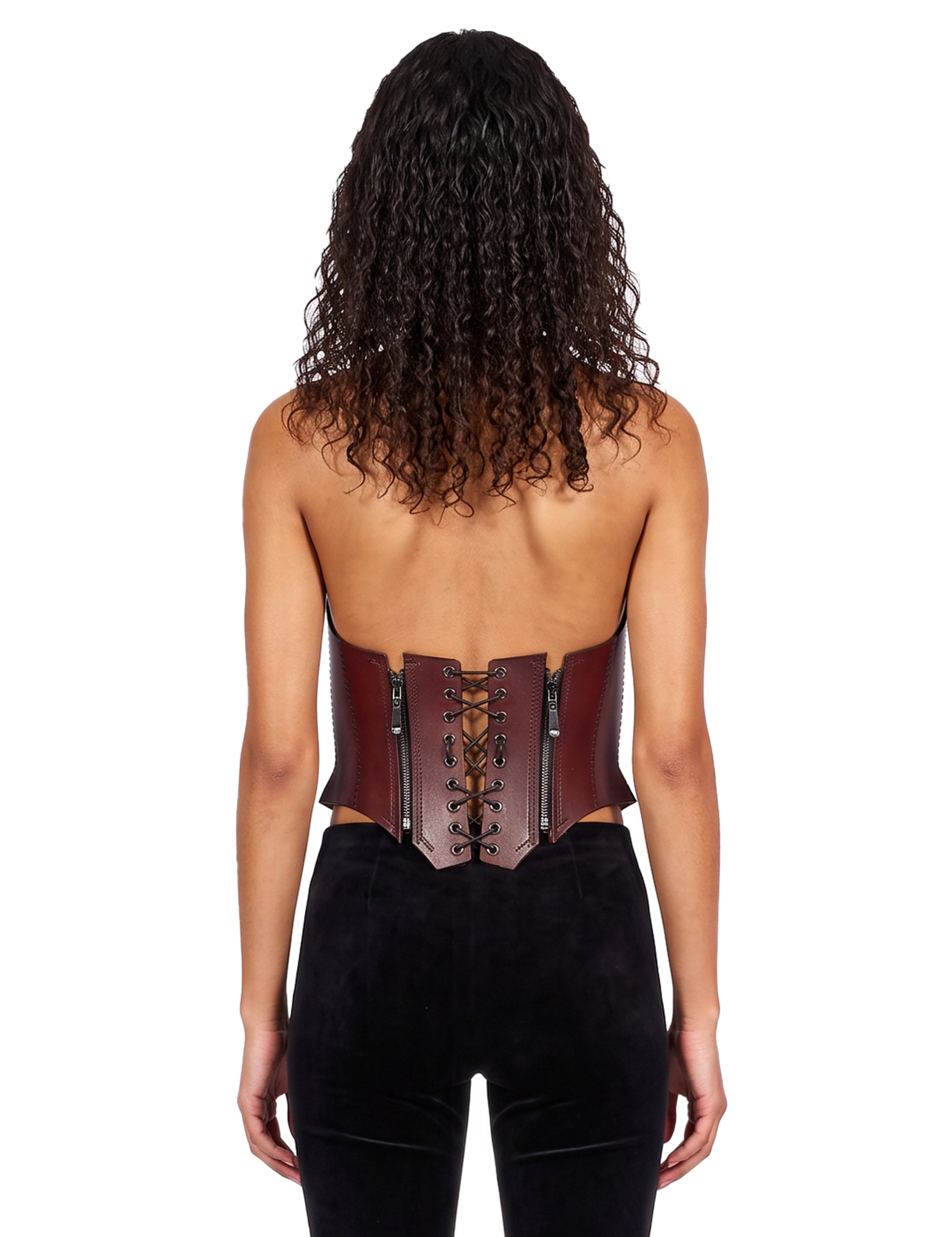 Corsetto modellante in bordeaux 