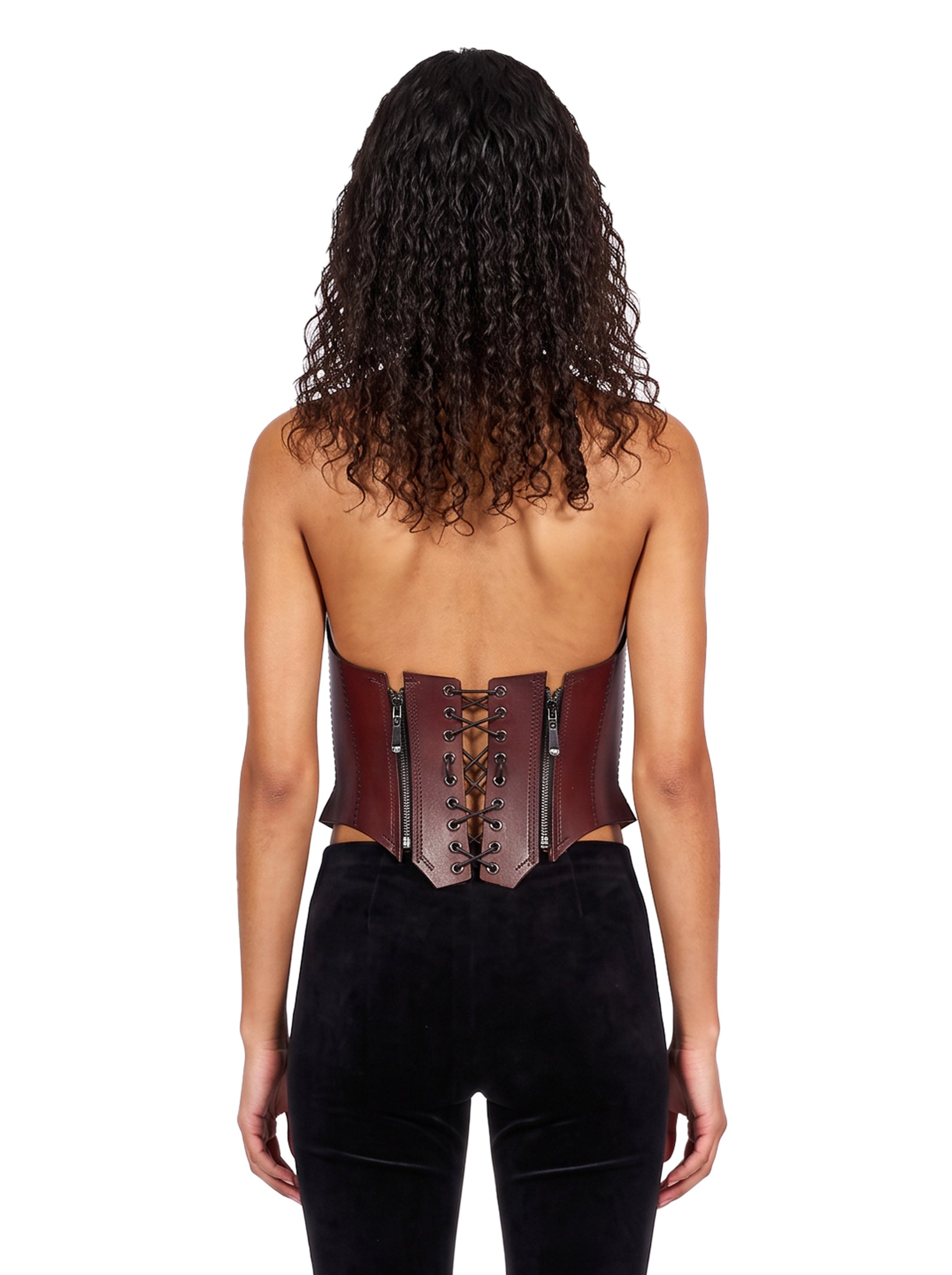 Corsetto modellante in bordeaux 