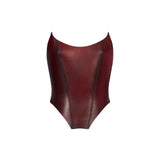 Corsetto modellante in bordeaux 