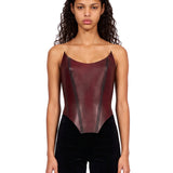 Corsetto modellante in bordeaux 