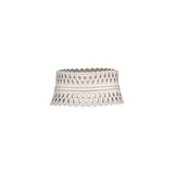 Cintura corsetto traforata in bianco 