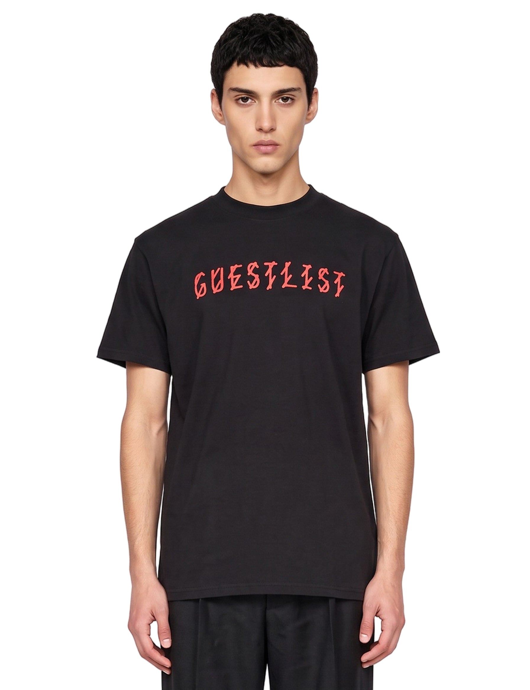 T-shirt Guestlist in nero 
