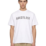 T-shirt Guestlist in bianco 