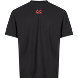 T-shirt con ricamo in nero 