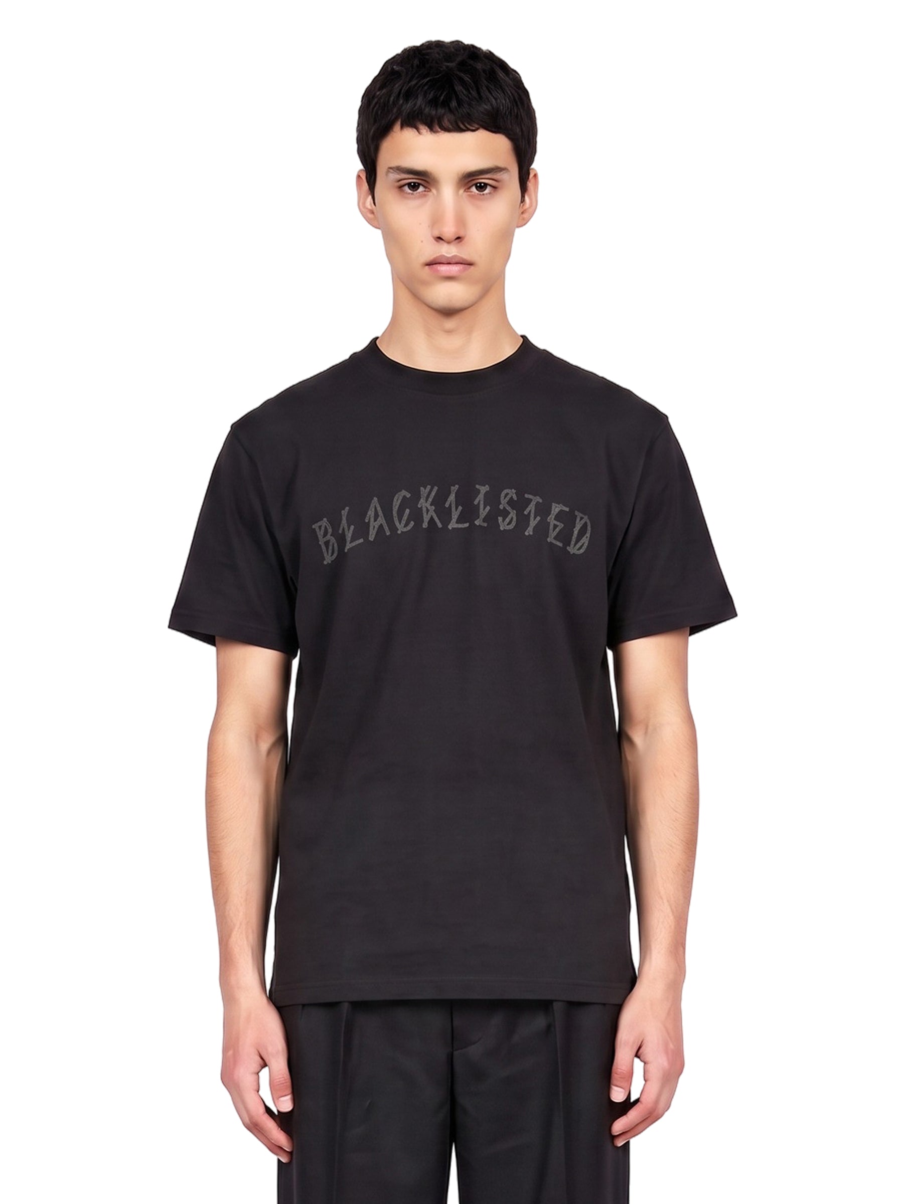 T-shirt Blacklisted in nero 
