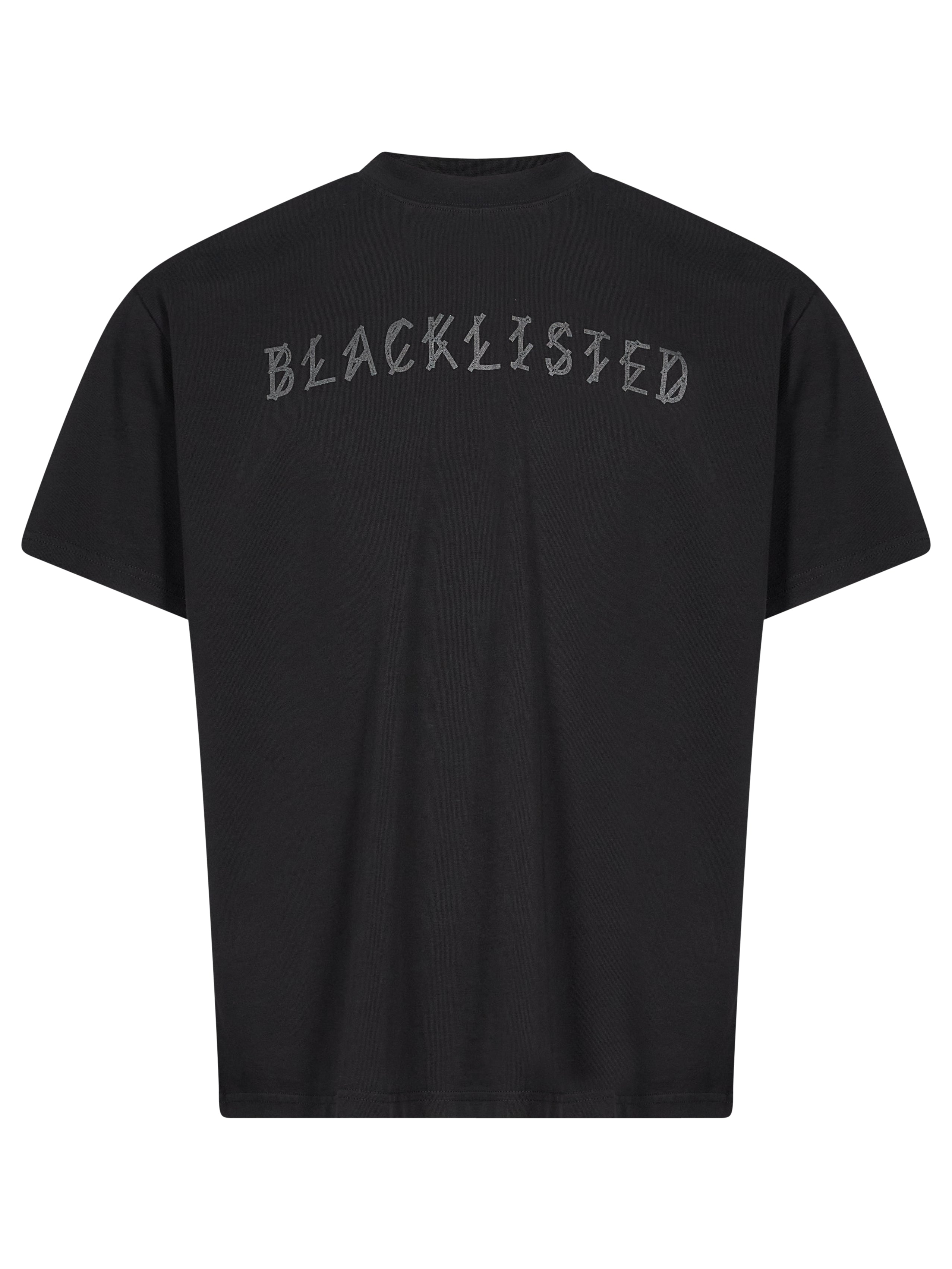 T-shirt Blacklisted in nero 