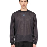 Maglia a maniche lunghe Soccer in nero 