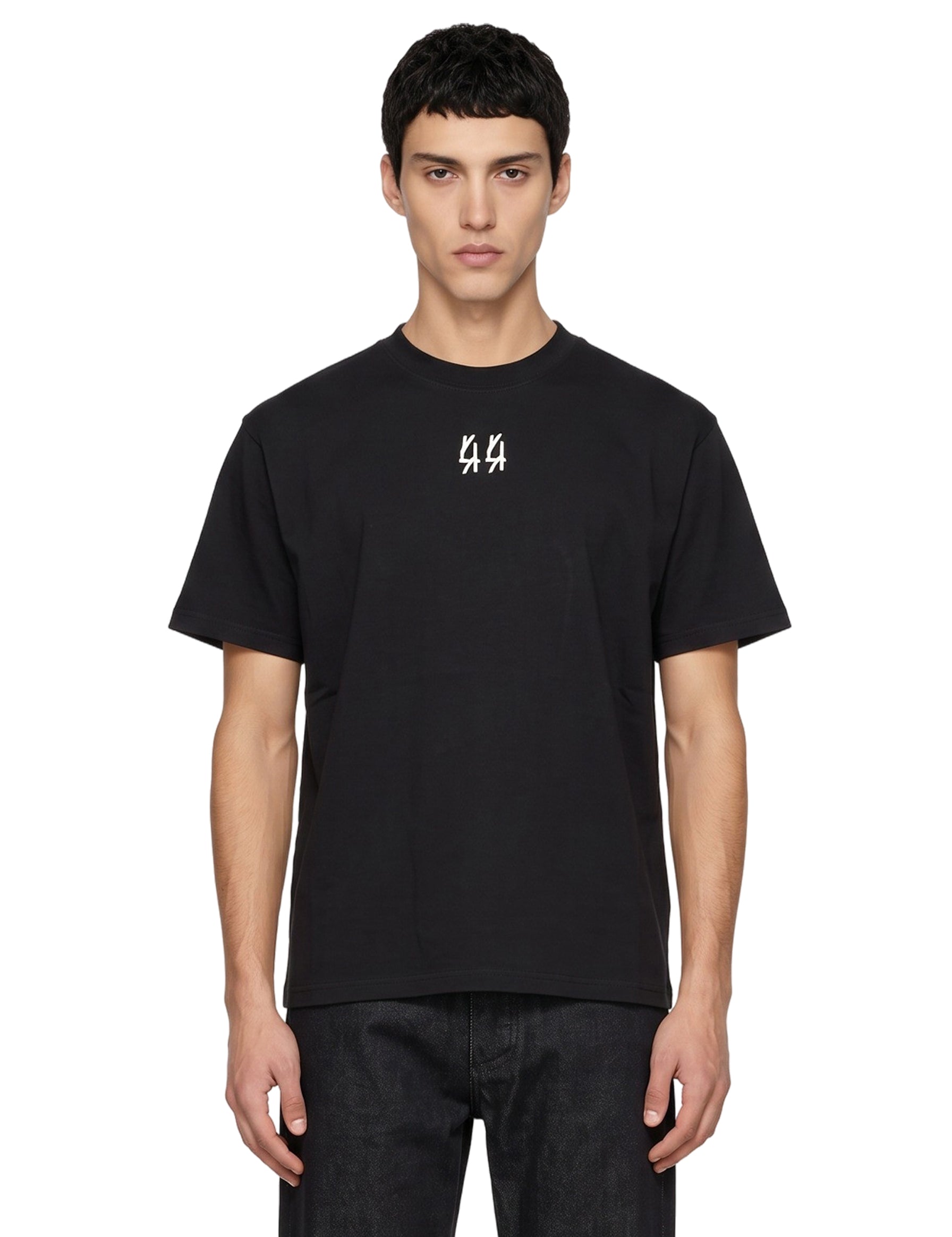 T-shirt U8 con grafica in nero 