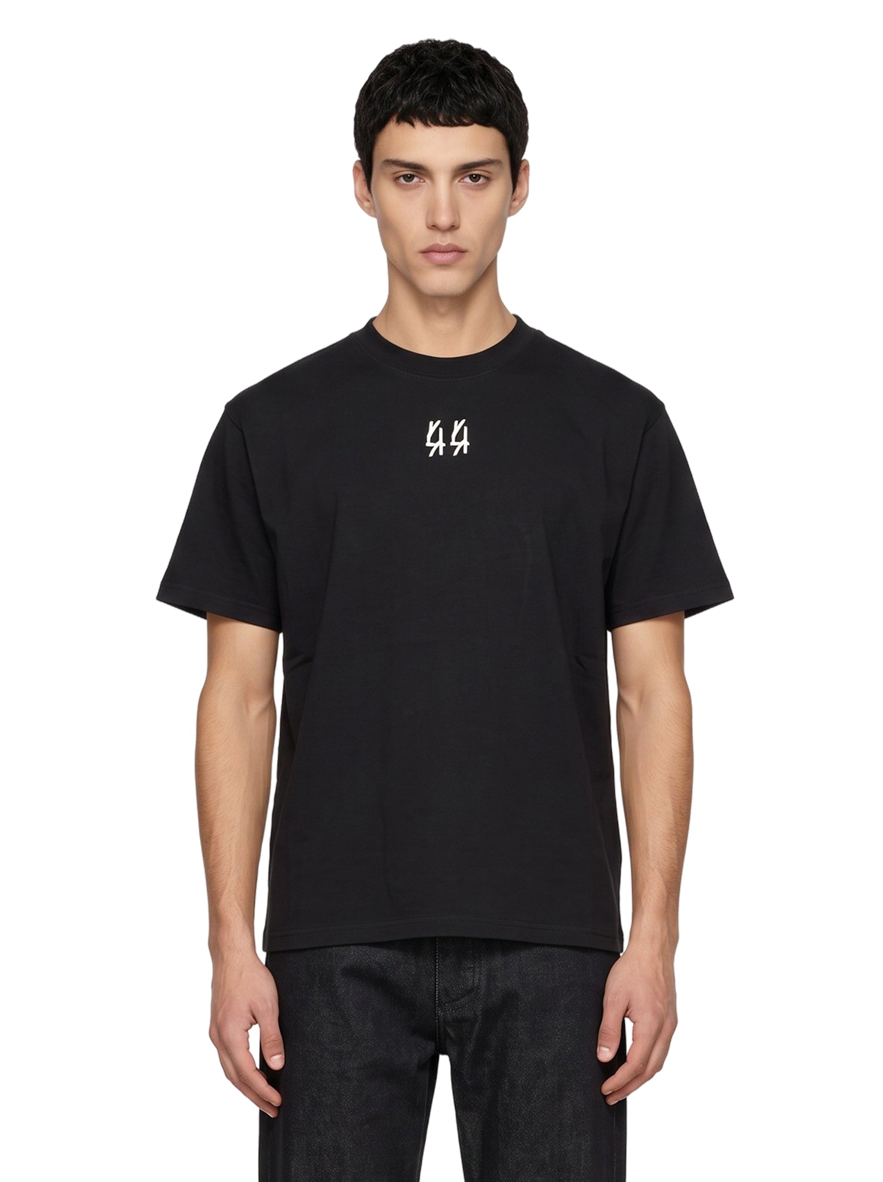 T-shirt U8 con grafica in nero 