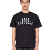 T-shirt Late Checkout in nero 