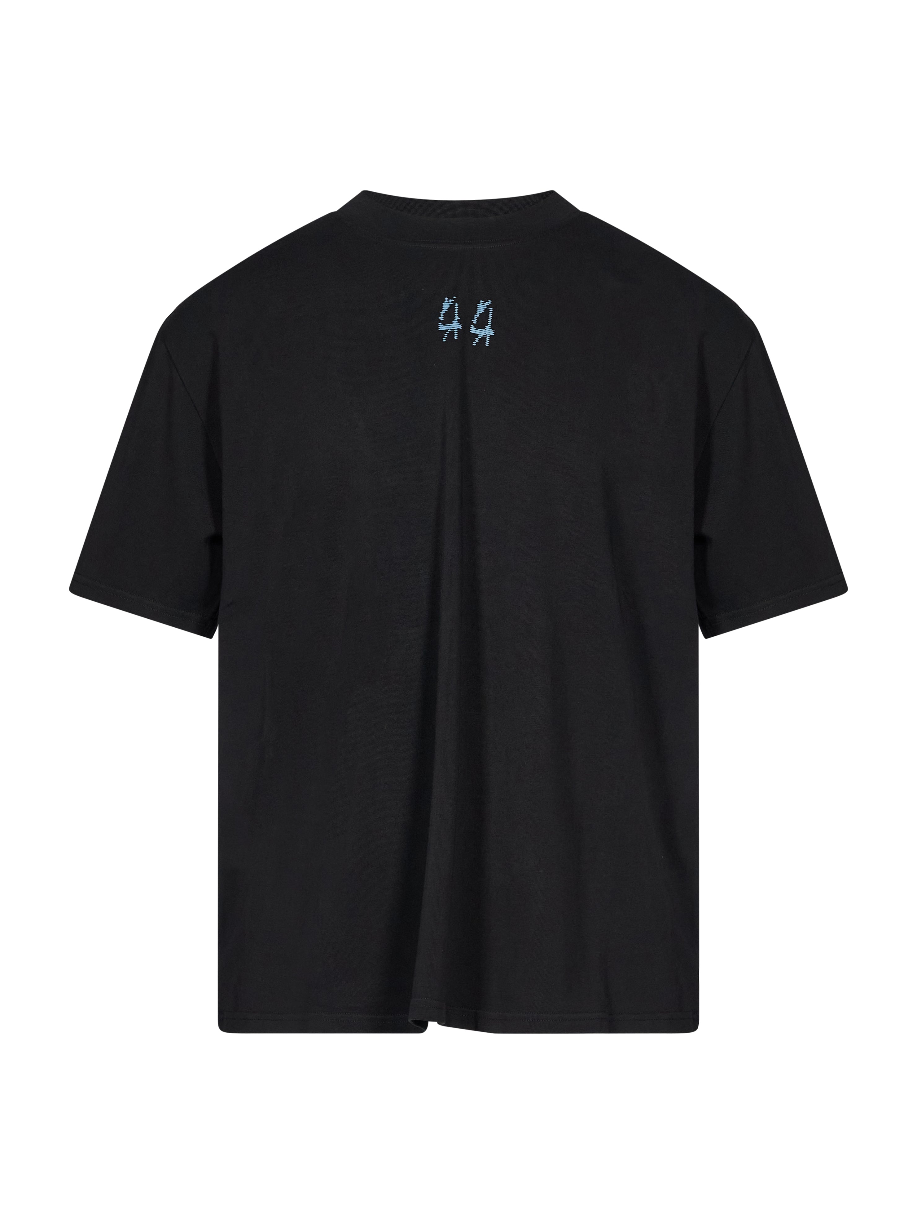 T-shirt con logo 44 in nero 