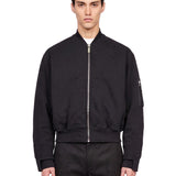 Bomber patchwork Crowd Patch in nero 