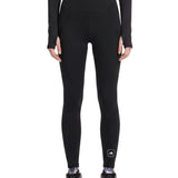 Leggings con logo in nero 