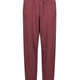 Pantaloni da tuta in bordeaux 