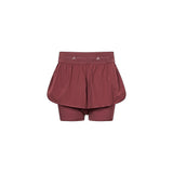 Shorts sportivi in bordeaux 