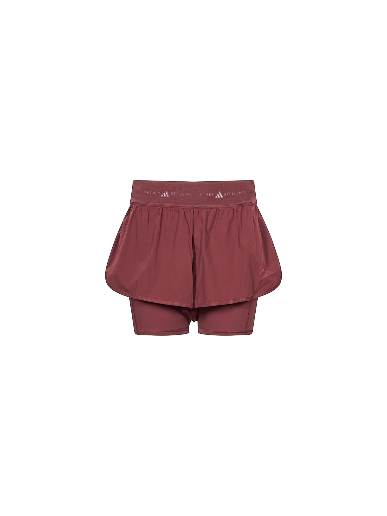 Shorts sportivi in bordeaux 