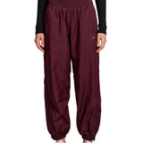 Pantaloni sportivi asmc zip tp in marrone 