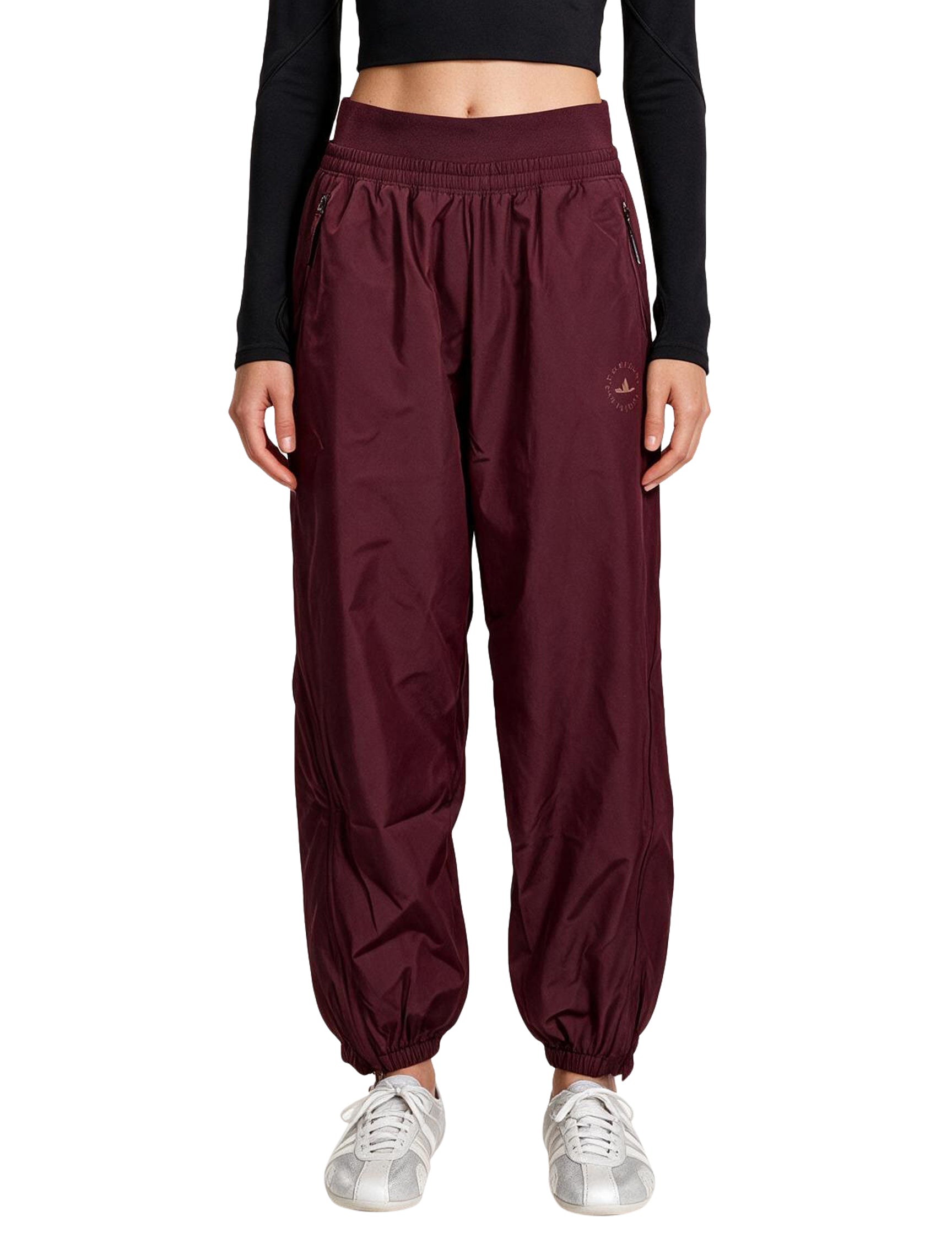 Pantaloni sportivi asmc zip tp in marrone 