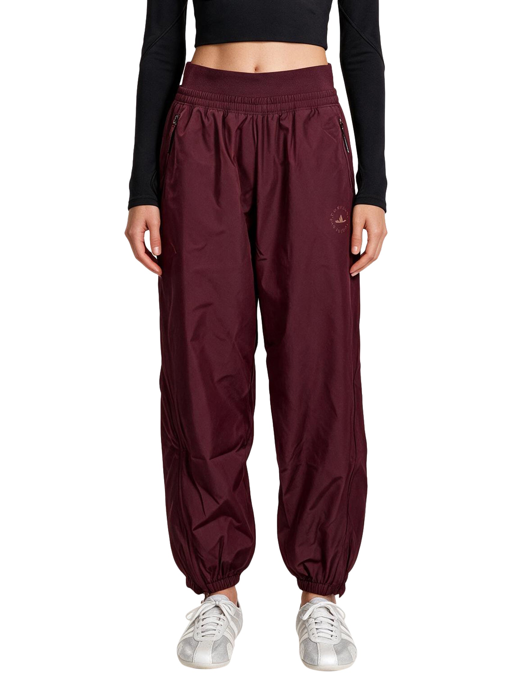 Pantaloni sportivi asmc zip tp in marrone 
