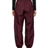 Pantaloni sportivi asmc zip tp in marrone 