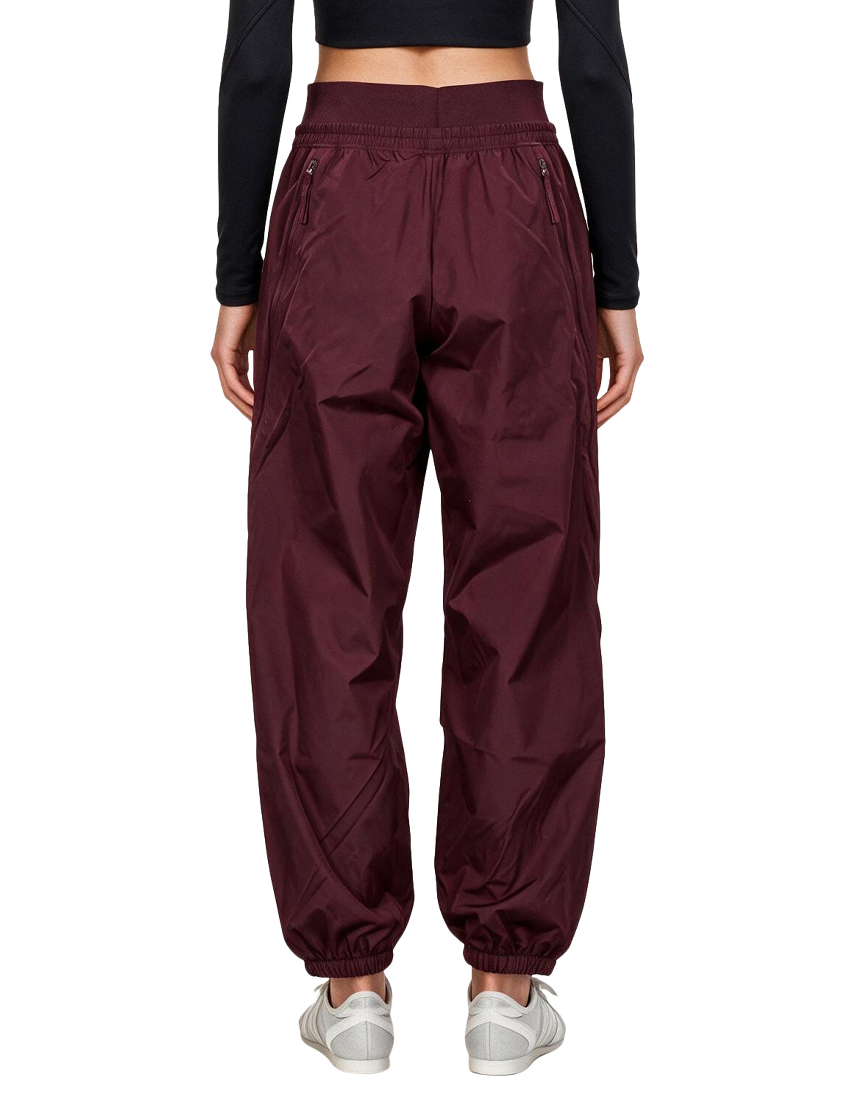 Pantaloni sportivi asmc zip tp in marrone 