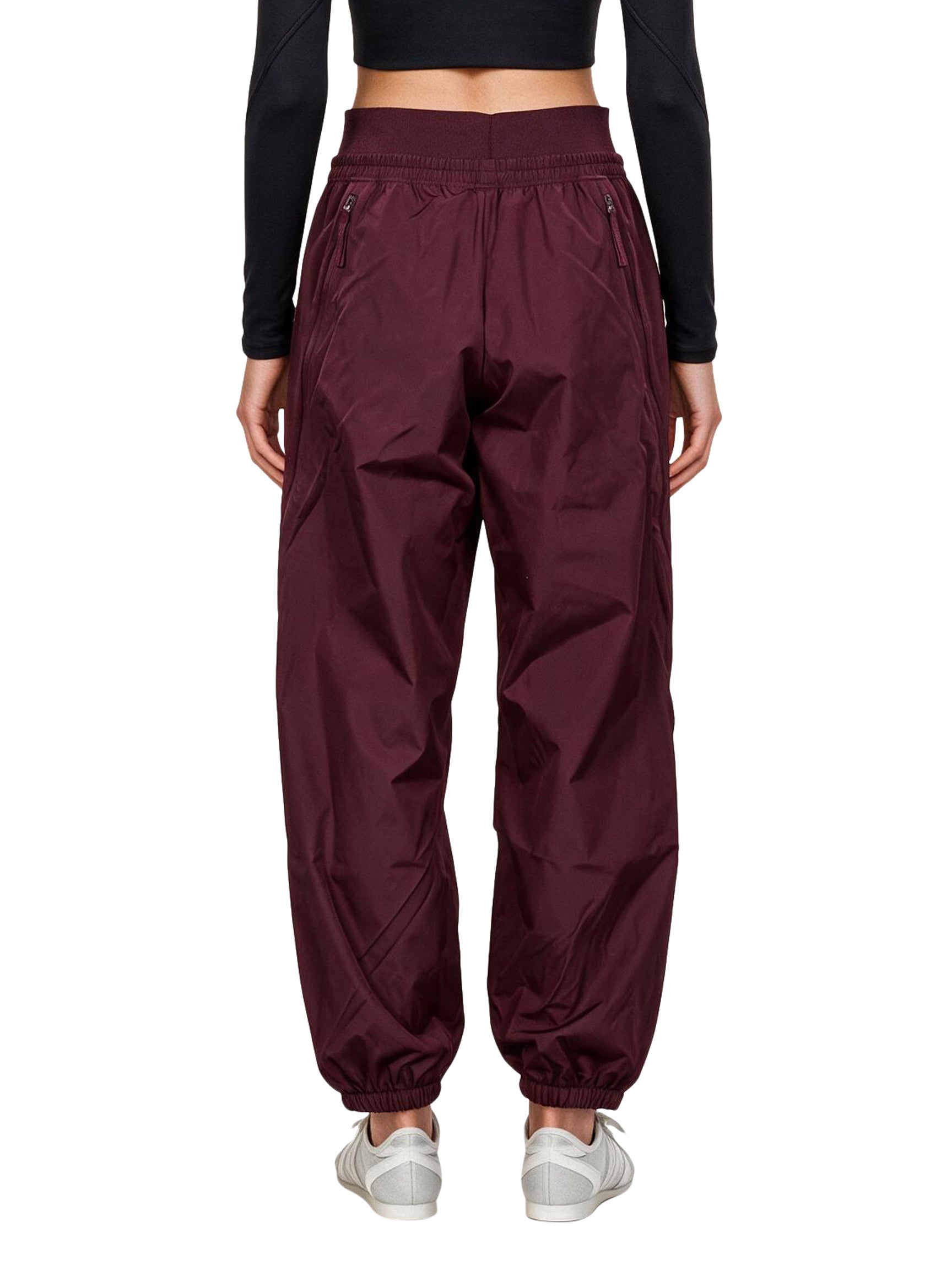 Pantaloni sportivi asmc zip tp in marrone 