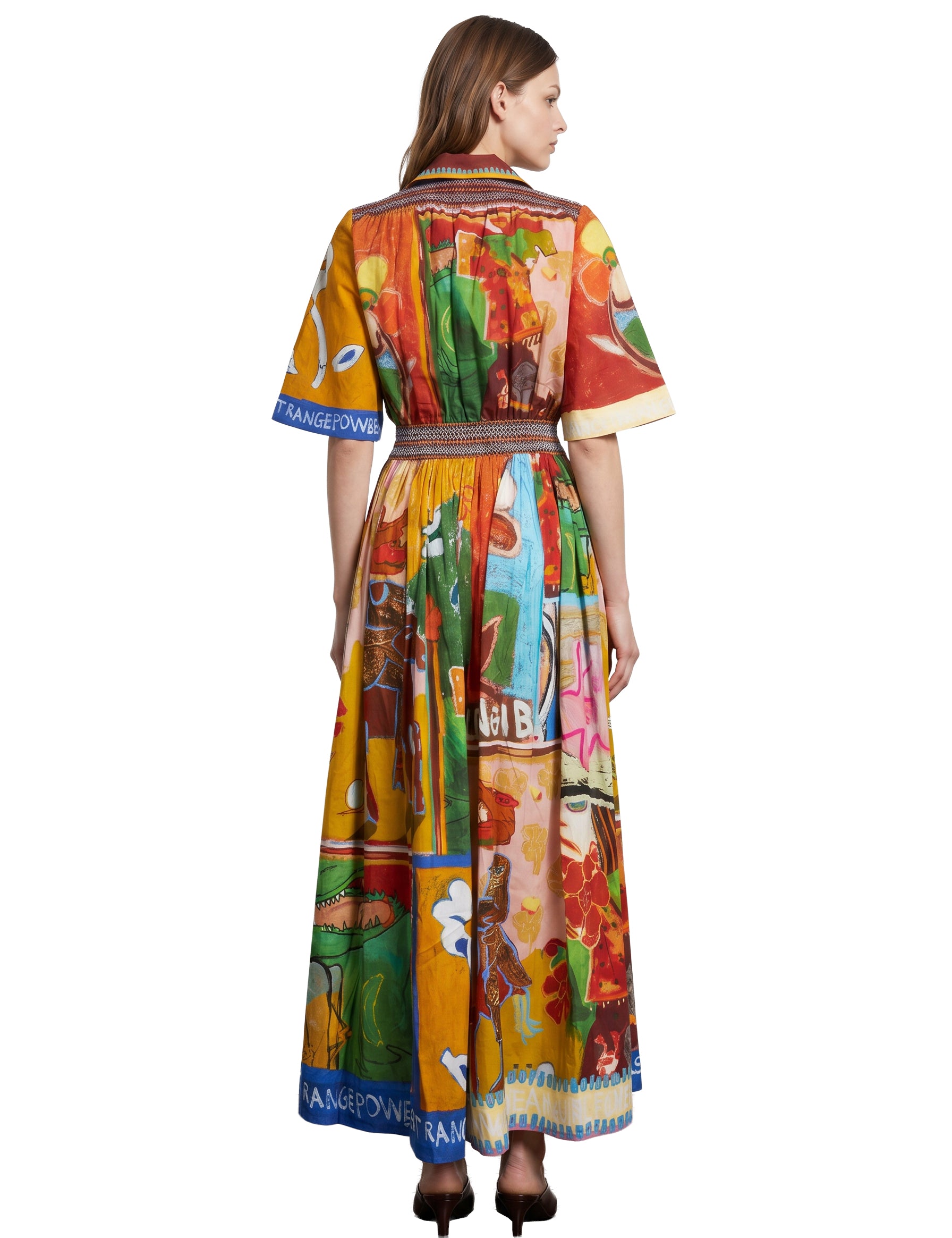 Abito camicia Mlak stampa multicolore 