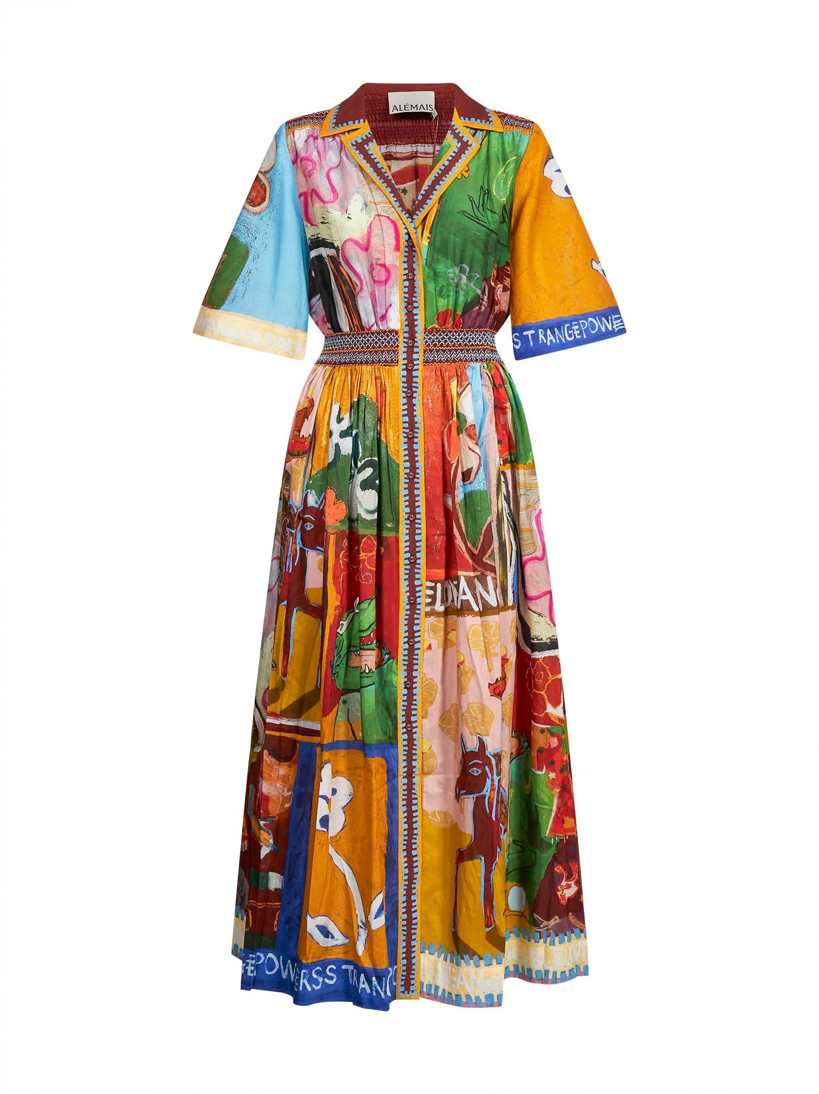Abito camicia Mlak stampa multicolore 