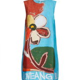 Abito mini Lenny con perline multicolor 
