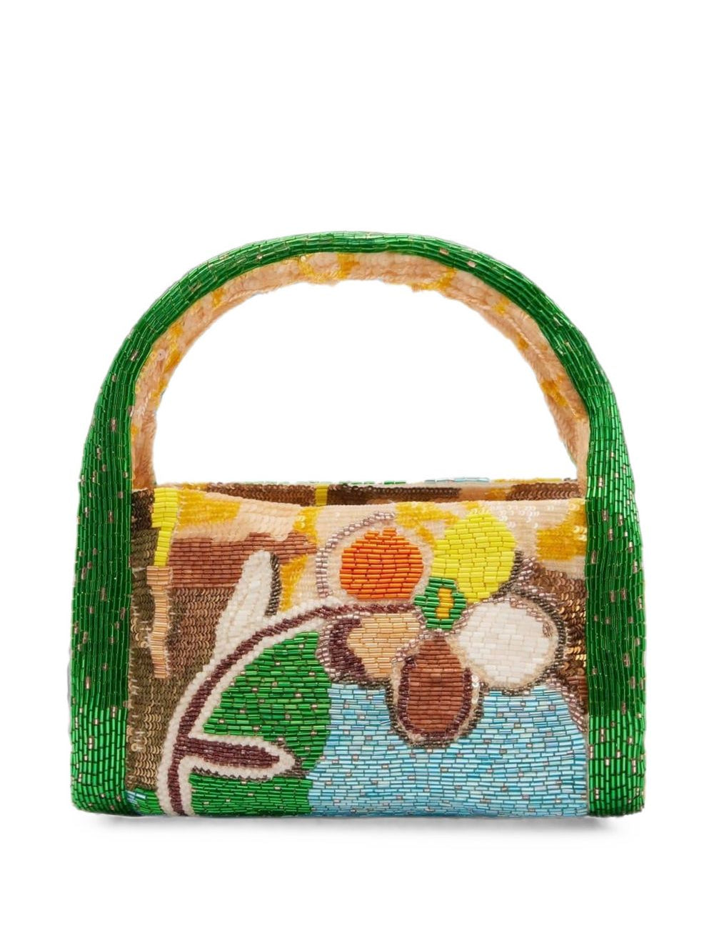 Borsa a mano Limelight con corallini 