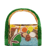Borsa a mano Limelight con corallini 