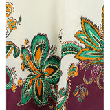 Top Ruthie con scollo all'americana multicolore 