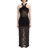 Abito Chantilly in nero 