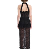 Abito Chantilly in nero 